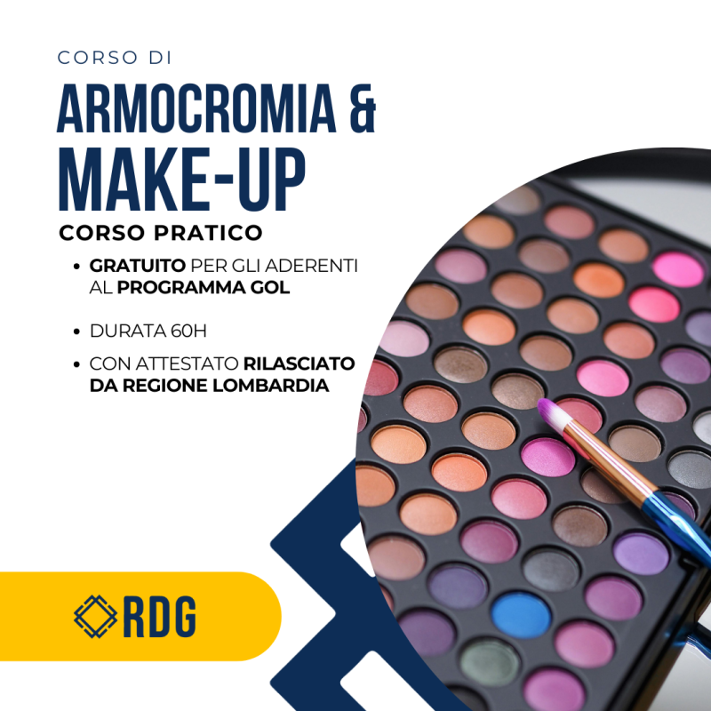 CORSO DI ARMOCROMIA E MAKE-UP GRATUITO A MILANO