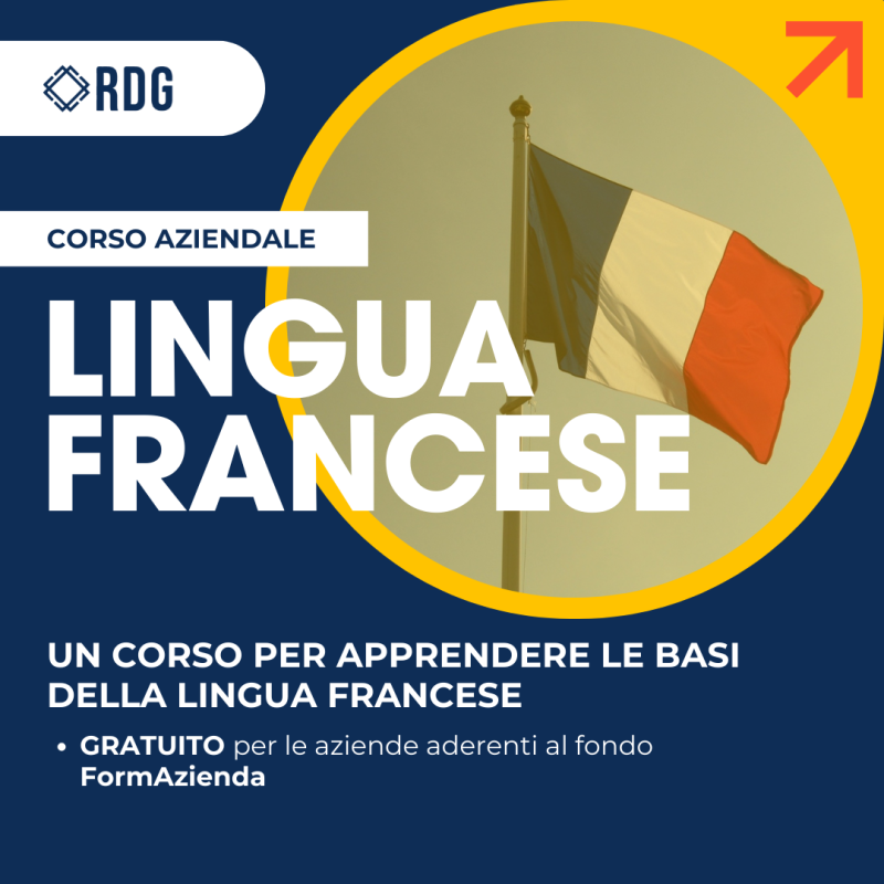 Corso gratuito per aziende di Lingua Francese - Livello Base. Impara le basi del francese per comunicare comunicare con partner internazionali