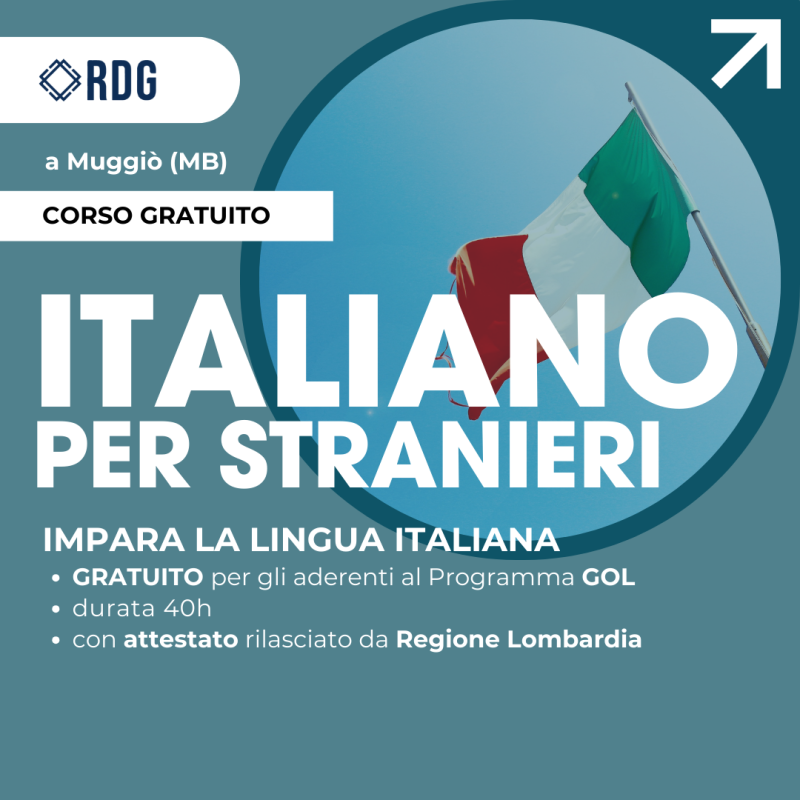 Corso gratuito di italiano per stranieri a muggiò (MB)